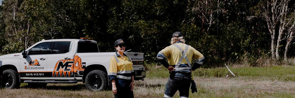 Cleared land ready for construction