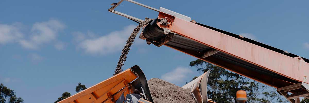 Completed commercial excavation project